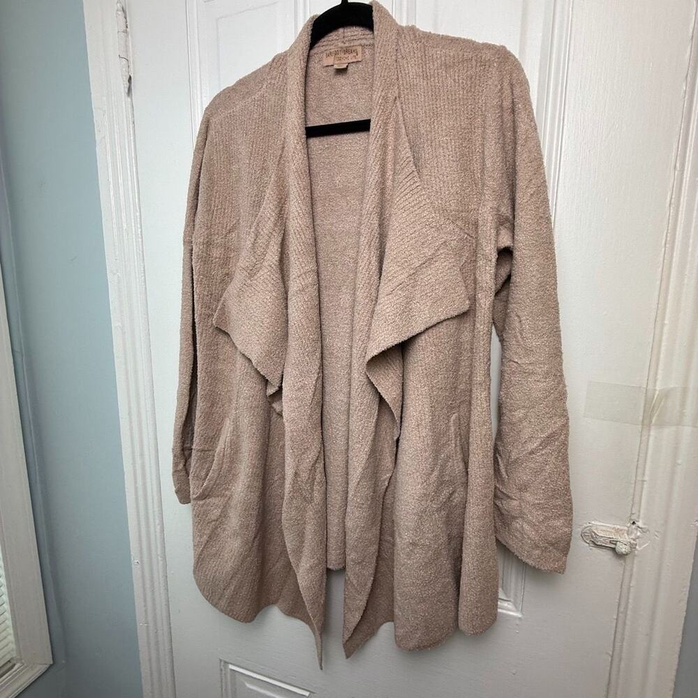 Barefoot Dreams CozyChic Lite Ribbed Cardigan Women's L/XL Island Wrap NWOT